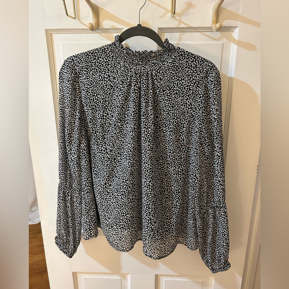 The Limited Animal Print Shirt in Black and White Size L
